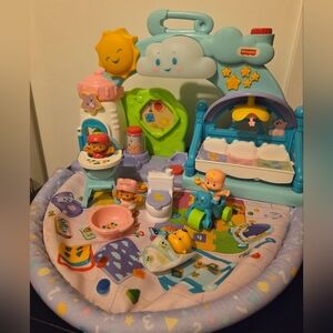 Little People 123 Babies Playdate Musical Smart Stages Portable Playset W Extras